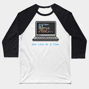 One Line At A Time Baseball T-Shirt